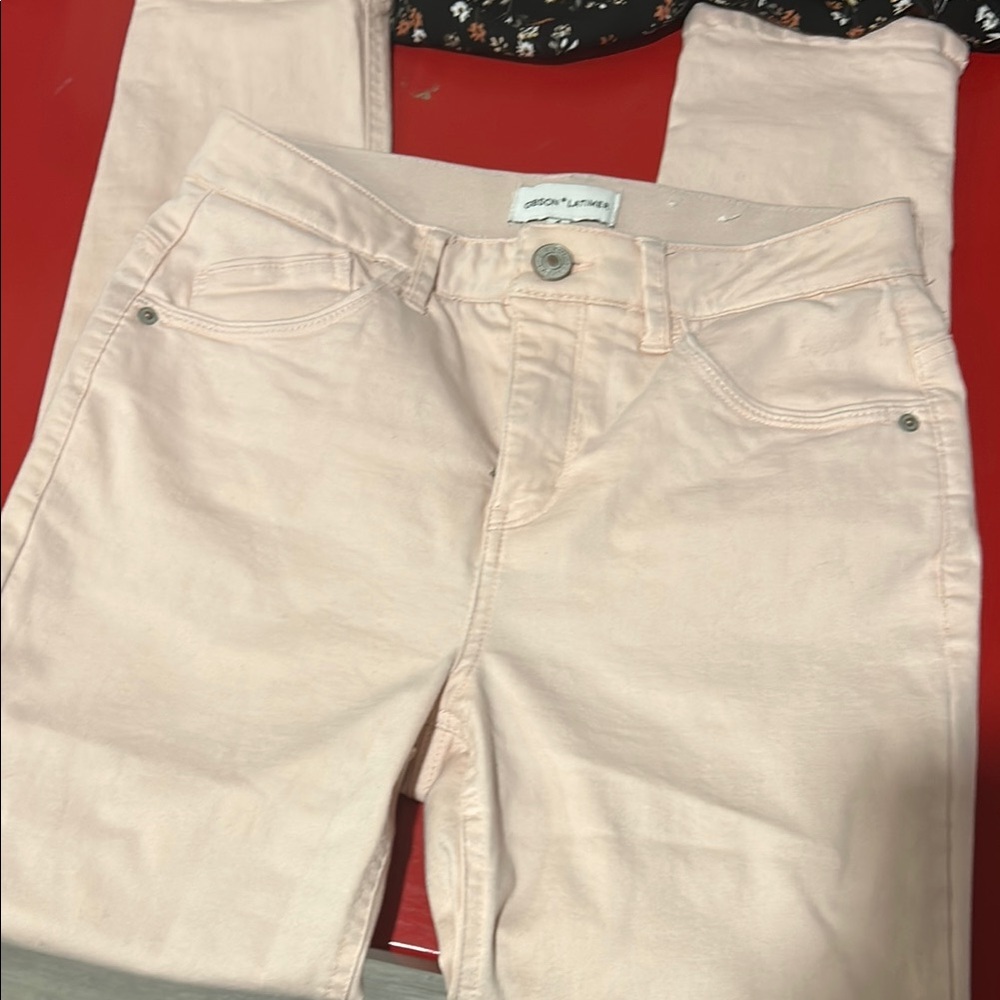 Gibson Latimer Pink Skinny Jeans